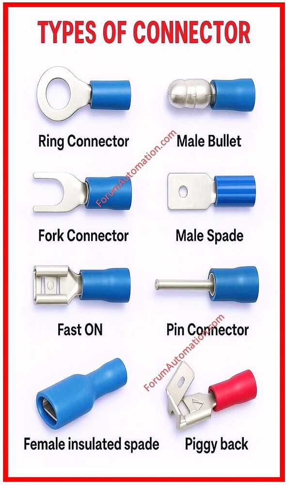 Types of Electrical Connectors - Electrical - Industrial Automation ...