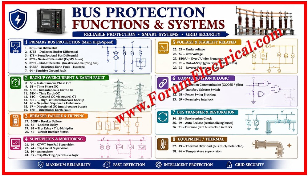 Bus Protection Functions and Systems - Electrical - Industrial ...