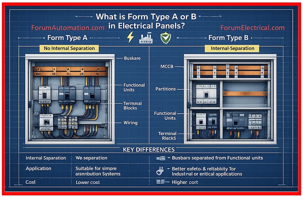 What is Form Type A & Form Type B in Electrical Panels? - Electrical ...