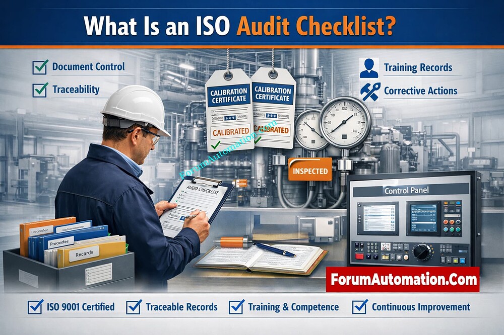 Iso Sample Inspection Method What is an ISO audit checklist? - Calibration - Industrial Automation ...